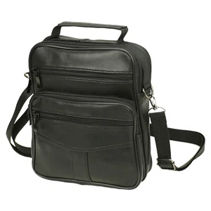 Herren Messenger Leder Umhängetasche Arbeitstasche Schultertasche Flugbegleiter - Bild 1 von 5