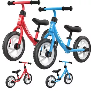 SEJOY 12Zoll Kinderlaufrad Lauflernrad Kinderrad für Jungen Mädchen ab 2-5 Jahre - Bild 1 von 48