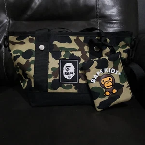 A Bathing Ape Bape Kids Small Tote & Wallet Autumn Winter 2021 emook bag - Picture 1 of 5