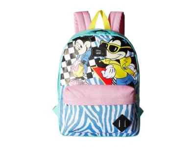 Mochila Vans Disney Mickey Mouse Old Skool II Bolso para Libros Escolares 90 Aniversario Foto 1 de 3