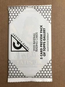 Topps 2020 cromo galería de béisbol paquete de vista previa Fernando Tatis Jr. en la parte superior sellado - Imagen 1 de 2