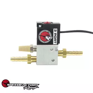 SpeedFactory 3-Port Boost Control Solenoid Kit and mounting bracket - Picture 1 of 3