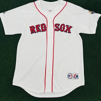 Majestic Boston Red Sox Jersey Mens Medium Jacob Ellsbury MLB World Series 2007 - Image 1 of 4