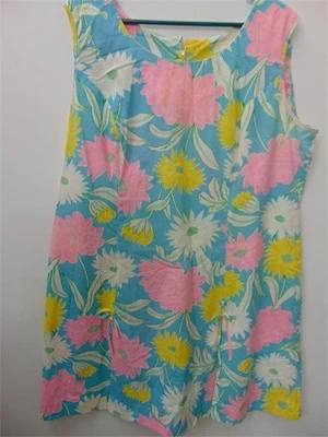 Vestido casa florido años 60-70 Foto 1 de 4