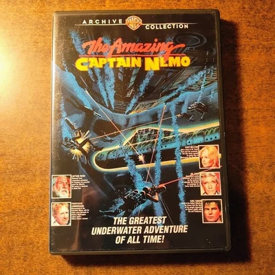 The Amazing Captain Nemo DVD 1978 Sci-Fi Adventure Jose Ferrer Burgess Meredith - Image 1 of 4
