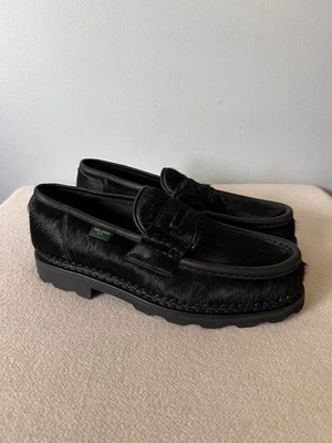 Mocassini Todd Snyder x Paraboot Reims Ponyhair - Taglia US 9 - Nero - NUOVO - Immagine 1 di 4