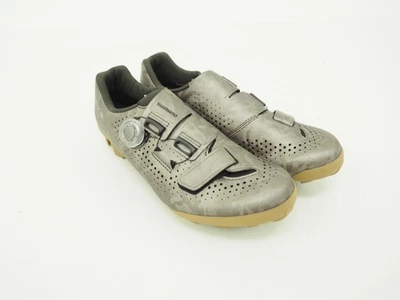 全新! 禧玛诺 RX6 女式砾石骑行鞋 EU 40 / US 8 银色 2 螺栓表盘 — 第 1/4 张图片