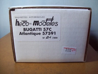 1/43 HECO MODELES BUGATTI 57C ATLANTIQUE 57591 BOX ONLY NO MODEL - Image 1 of 3