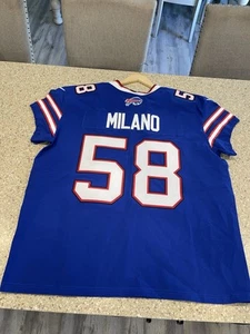 MATT MILANO BUFFALO BILLS NIKE ON FIELD JERSEY SIZE 52 - Picture 1 of 23