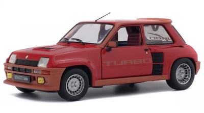 Renault 5 R5 Turbo 1 1982 red diecast model car S1801302 Solido 1:18 - Image 1 of 4