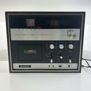 Vintage Sony CF 500 Stereo Cassette Corder FM Stereo FM/AM - Bild 1 von 24