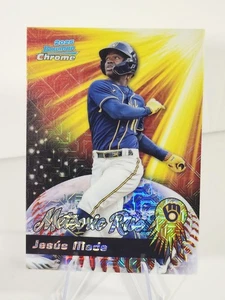 Jesus Made 2025 Bowman Chrome Mega #MR-3 Meteoric Rise Mojo Refractor Brewers  - Picture 1 of 2
