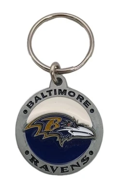 Baltimore Ravens NFL Football All Metal Keychain  - Image 1 of 3