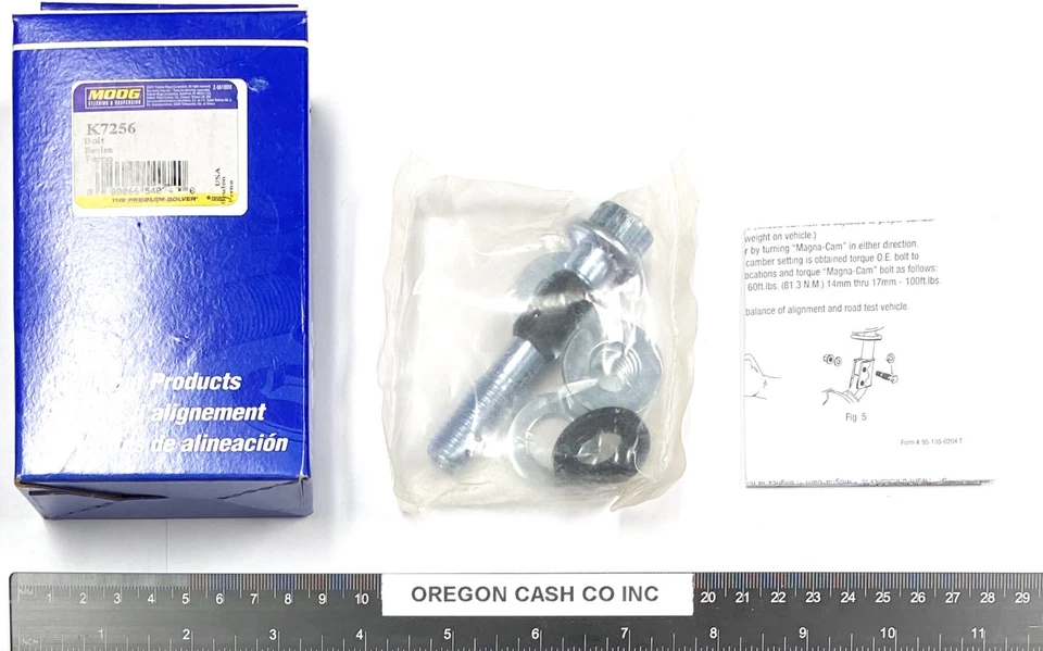 Alignment Camber Kit Moog K7256 Chevy Chrysler Dodge Mazda Nissan Plymouth Ram + - Image 1 of 3