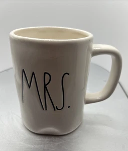 Rae Dunn Mug Bold text Magenta Artisan Collection Coffee/Tea Cup "MRS." NICE! - Picture 1 of 5