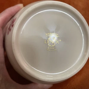 Lenox Barrington Collection Pink Floral Flower VASE USA Gold Trim With Cover Top - Picture 1 of 15