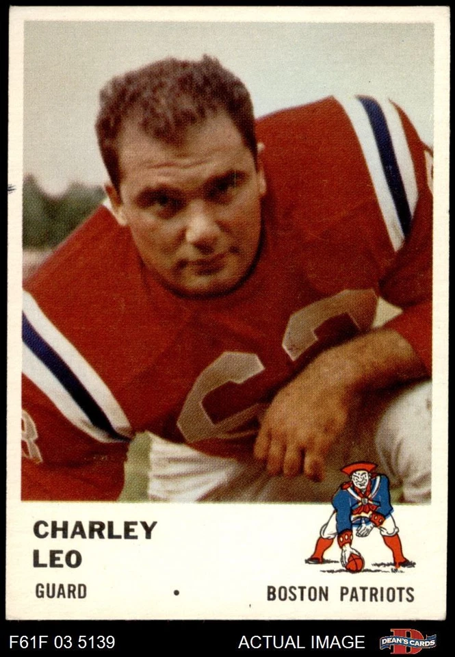1961 Fleer #181 Charles Leo Patriots Indiana 7 - NM - Image 1 of 1