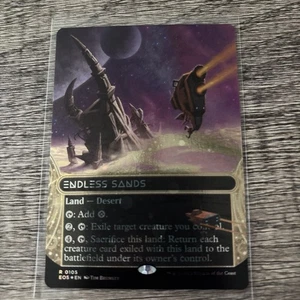 Endless Sands (0105) (Borderless) (Galaxy Foil) - 105 / Edge of Eternities - Picture 1 of 2