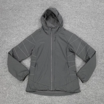 Merrell Jacket Womens Medium Gray Hooded Insulated M-Select Shield Logo - Image 1 of 4