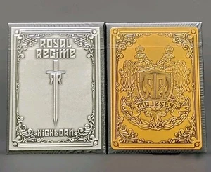 Royal Regime METAL Highborn + Legacy Edition Playing Cards by Deryn Le Sealed - Picture 1 of 4