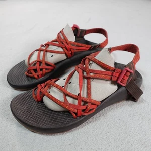 Chaco Sandals Mens 10 Red Z Cloud Strappy Hiking Trail Outdoor Shoes River Boho - Picture 1 of 19