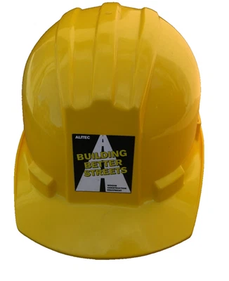 De colección ALITEC LOGO-Bullard 5100 Amarillo Sombrero de Seguridad con Ajustable Suspensión USA-EUC Foto 1 de 4