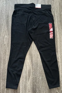 HUE Denim Leggings Mujer XL Negro Elastizado Jeggings Bolsillos Cintura Alta - Imagen 1 de 7