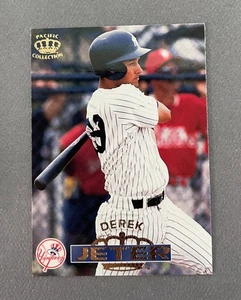 1996 Pacific Crown Collection Derek Jeter #383 HOF New York Yankees - Picture 1 of 2