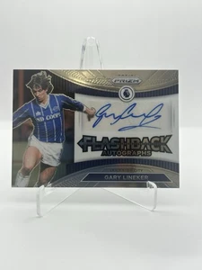 Gary Lineker 2022-23 Panini Prizm Premier League Flashback Autographs - Picture 1 of 3
