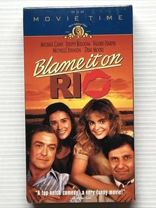 Blame It On Rio VHS Sealed Watermark Michael Caine Demi Moore MGM - Picture 1 of 7