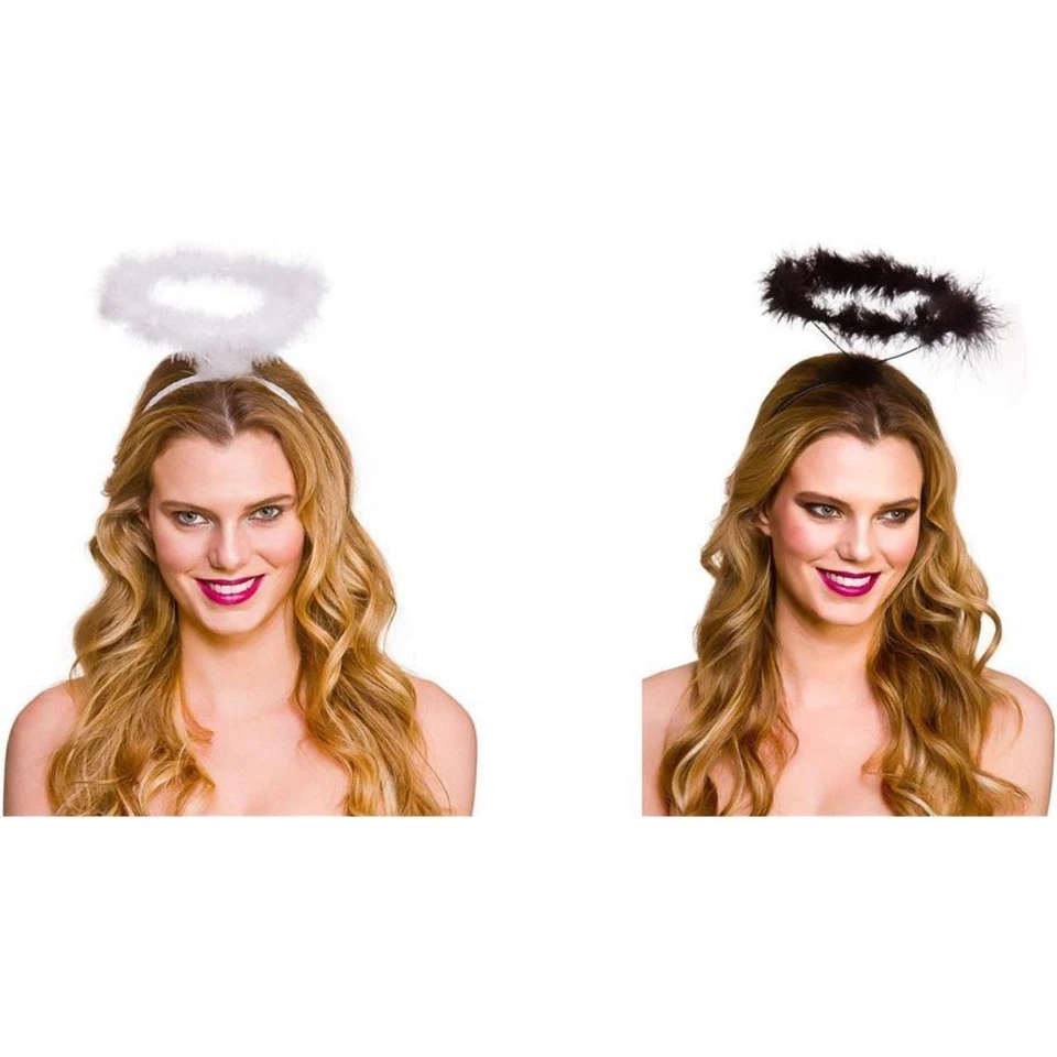Wicked Costumes - Feather Angels Halo Headband - Adult - Image 1 of 1