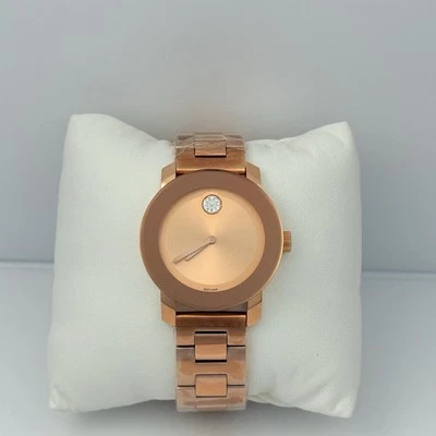 Женские кварцевые часы Movado 3600086 смелое розовое золото нержавеющая сталь 36 мм - Изображение 1 из 4