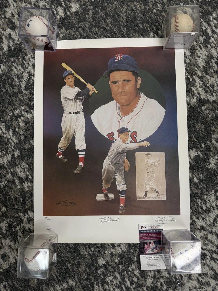 Litografía firmada por Bobby Doerr JSA #445/500 Foto 1 de 1