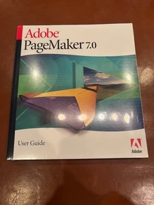 Adobe PageMaker 7.0 für Windows NEU versiegelt NUR BENUTZERHANDBUCH - Bild 1 von 1
