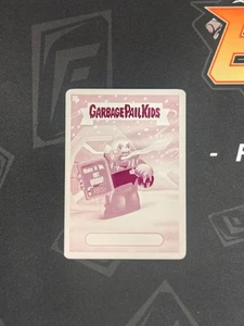 2023 Garbage Pail Kids Series 2 Perturbed Picard Magenta Printing Plate 1/1 X02 - Picture 1 of 2