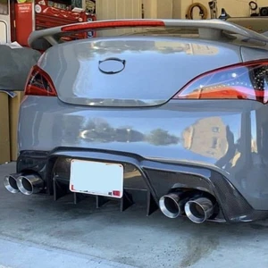 Difusor trasero de fibra de carbono real para Hyundai Genesis cupé 2009-2016 - Imagen 1 de 5