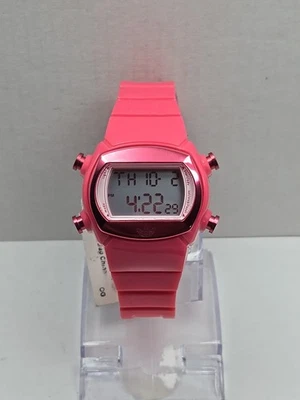 Adidas ADH6138 Digital Watch Pink Resin Strap Alarm Chrono Backlight New Battery - Image 1 of 4