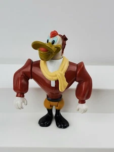 Vintage Disney Darkwing Duck Launchpad McQuack 4" Action Figure Playmates 1991 - Picture 1 of 9