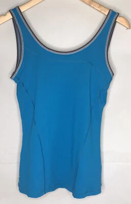 Lole женщин Майка бюстгальтер синий размер средний впитывающий четыре направления эластичной декольте - Изображение 1 из 4