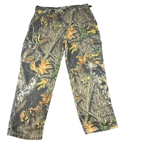 Field Staff Mossy Oak Pants Men's Extra Large Brown Green Camouflage Hunting - Picture 1 of 11
