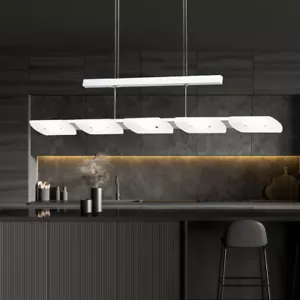 Lampada da Cucina Sala Pranzo Luce a Sospensione 5x LED Altezza Regolabile - Foto 1 di 11