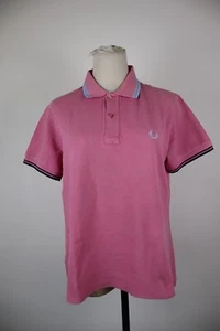 Fred Perry Polo Women's Sweater Cotton Size 42 " 107CM Woman Shirt Casual - Picture 1 of 7