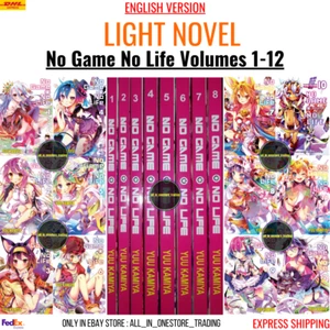 No Game No Life (Light Novel) Bände 1-12 Komplettset englische Verse ~ KOSTENLOSER VERSAND - Bild 1 von 7