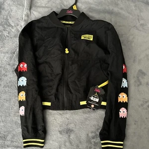 Justice Girls PAC-MAN Bomber Jacket, Size L 12/14 - Picture 1 of 4