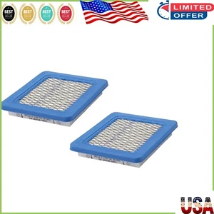 Genuine OEM Flat Air Filter Cartridge 2-Pack for Lawn Mowers - Compact & Durable - Picture 1 of 2