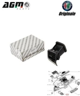 DIFFUSORE BOCCHETTA ARIA SINISTRO SX ORIGINALE ALFA ROMEO GIULIETTA 156105808 - Image 1 of 4