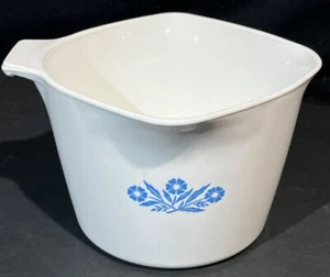 VINTAGE CORNING WARE BLUE CONEFLOWER 1 QT 4 CUP 32 OZ SAUCEMAKER MEASURING CUP - Picture 1 of 7