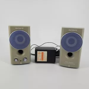 SONY Computer Active Speaker System SRS-Z050V with AC-S911T power adapter - Picture 1 of 10