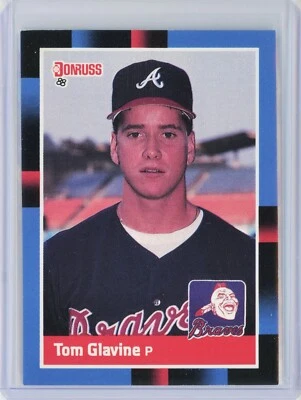 1988 年 Donruss #644 Tom Glavine 新秀 RC(勇士)名人堂 — 第 1/2 张图片