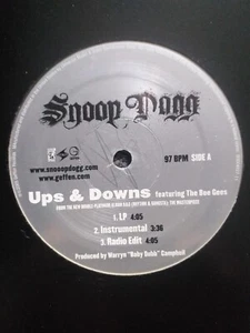 SNOOP DOGG / BEE GEES ~ UPS & DOWNS ~ 2005 US 6-TRACK "PROMO" 12" SINGLE - Picture 1 of 2